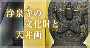 浄泉寺の文化財と天井画